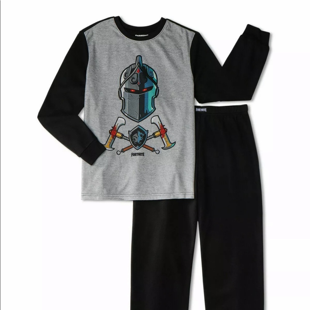 NEW FORTNITE BOYS FLANNEL PJ'S SET PAJAMAS